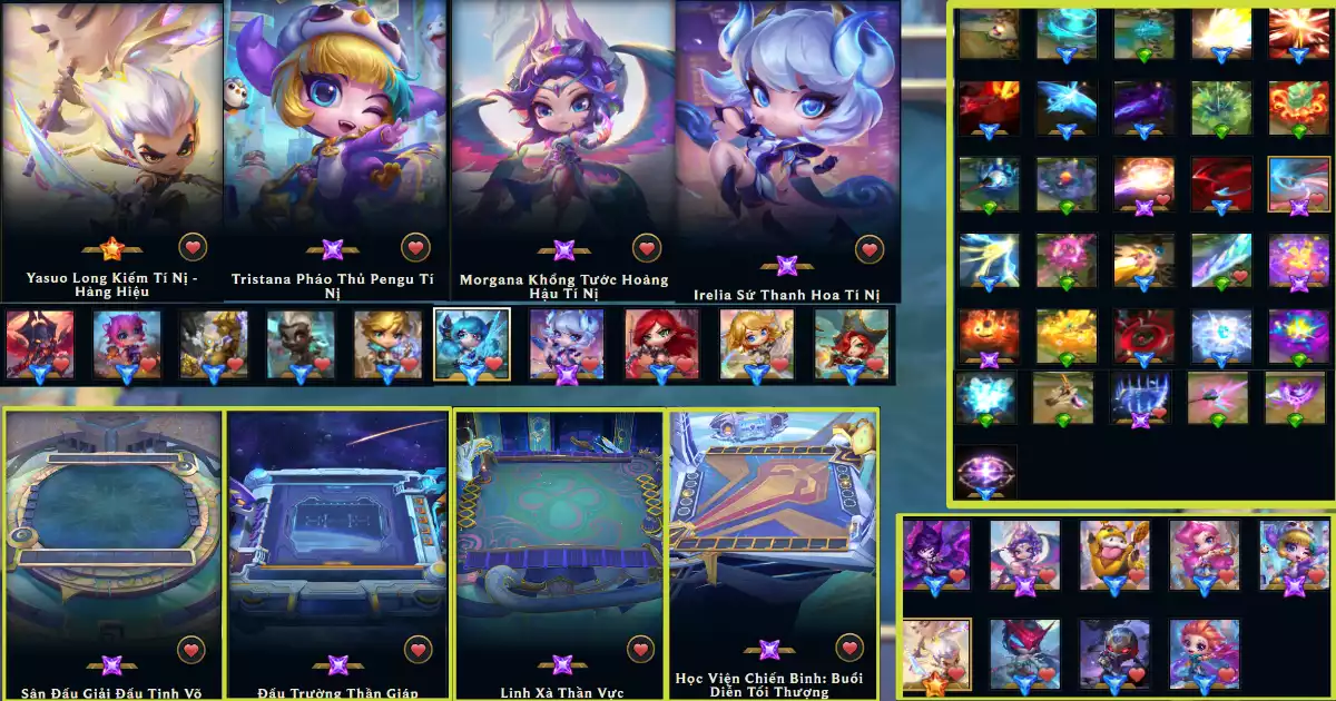 PET YSHH + 4 PET TÍM + 4 SÀN HOT + CHƯỞNG LIMITED NHIỀU PET TINI